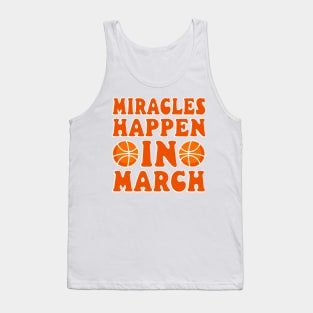 College basketball Miracles in March Tank Top